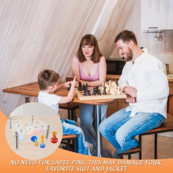 Square Chess Mold Stand Without Silicone Mold (Transparent) - Image 7