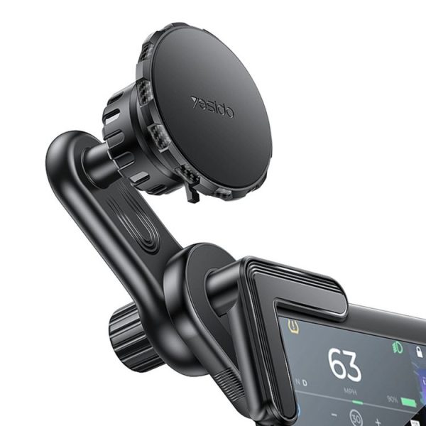Yesido C212 Car Floating Screen Clip-on Magnetic Phone Holder (Black)