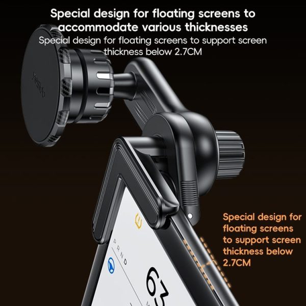 Yesido C212 Car Floating Screen Clip-on Magnetic Phone Holder (Black) - Image 2