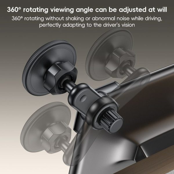 Yesido C213 Car Floating Screen Clip-on MagSafe Magnetic Phone Holder (Black) - Image 5
