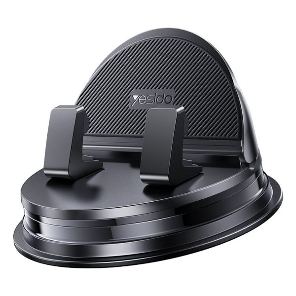 Yesido C268 Car Dashboard 360 Degree Rotating Base Phone Holder (Black)