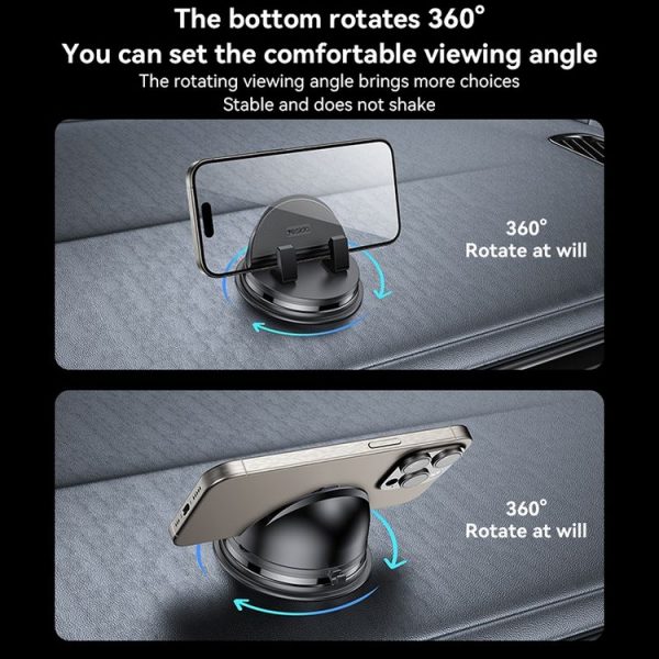 Yesido C268 Car Dashboard 360 Degree Rotating Base Phone Holder (Black) - Image 6