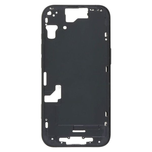 IPhone 15 Middle Frame Bezel Plate with Side Keys + Card Tray, Version: CE EU Version (Black) - Image 3