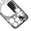 IPhone 15 Pro Middle Frame Bezel Plate with Side Keys + Card Tray, Version: China Version (Black) - Image 4