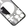 IPhone 15 Pro Middle Frame Bezel Plate with Side Keys + Card Tray, Version: China Version (Black) - Image 5