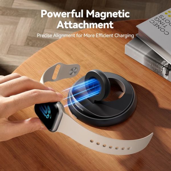 JOYROOM JR-W12 3W Foldable Magnetic Wireless Charger (Black) - Image 2