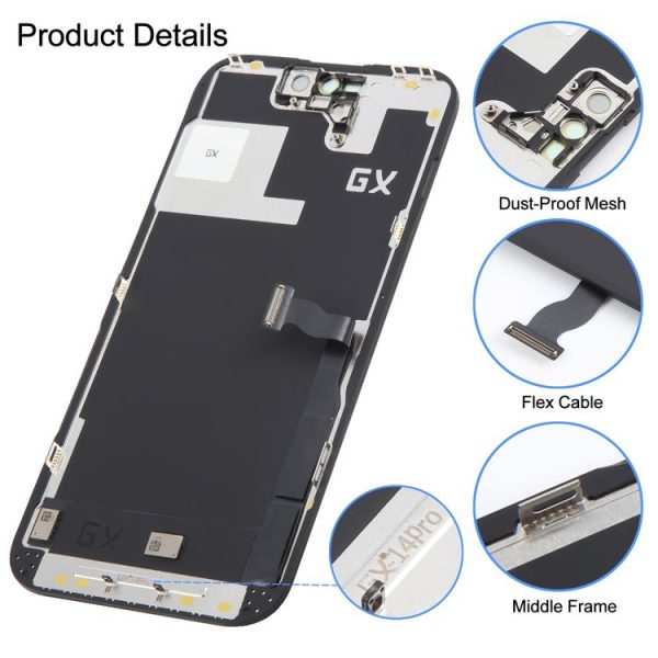 GX Hard OLED Screen For iPhone 14 Pro - Image 3