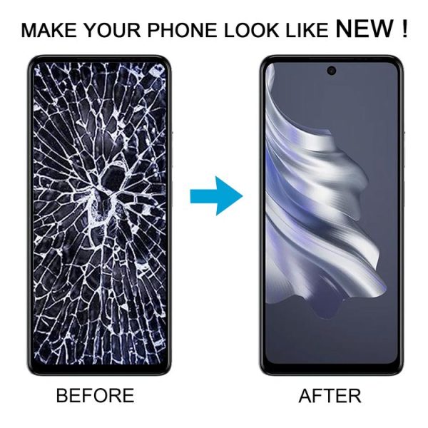 Tecno Spark 20 Pro 4G KJ6 OEM LCD Screen Digitizer Full Assembly With Frame - Image 6