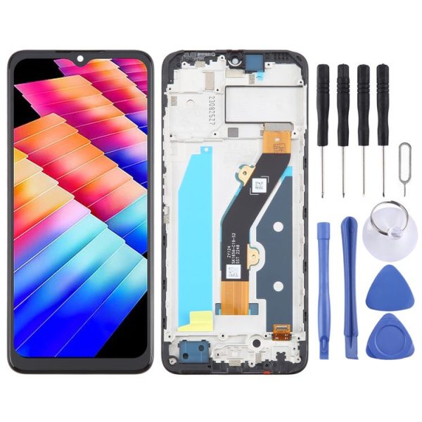 Infinix Hot 30i X669 OEM LCD Screen Digitizer Full Assembly With Frame