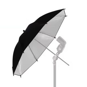 Godox UB002 Photography Studio Reflector Diffuser Umbrella, Size: 33 inch 84cm (Black Silver)