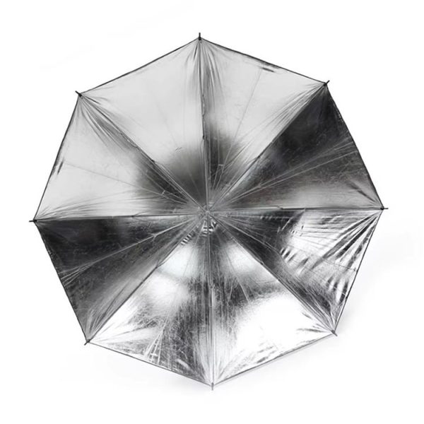 Godox UB002 Photography Studio Reflector Diffuser Umbrella, Size: 33 inch 84cm (Black Silver) - Image 3