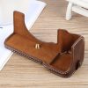 Sony ILCE-7CM2 / Alpha 7C II Glossy PU Leather Camera Half Case Base (Coffee) - Image 3