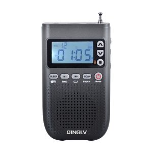 QINGLV QL-518 Portable Bluetooth Transmitter Radio Support FM / AM / MP3 (Black)
