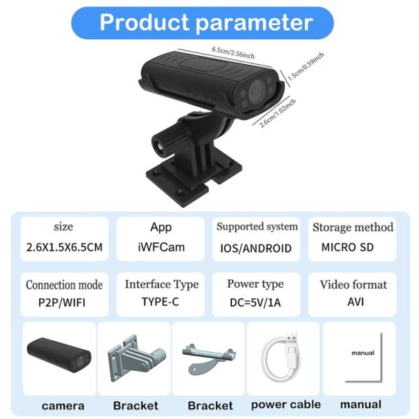 W2 HD Motion Detection IR Night Wireless Smart Camera - Image 2