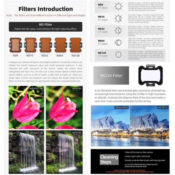 DJI Avata 2 Sunnylife Camera Lens Filter, Filter: MCUV - Image 7