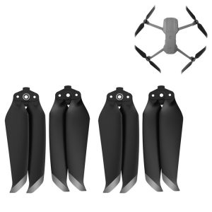 2 Pairs Sunnylife 7238F-2 For DJI Mavic Air 2 / Air 2S Low Noise Quick-release Propellers (Silver)