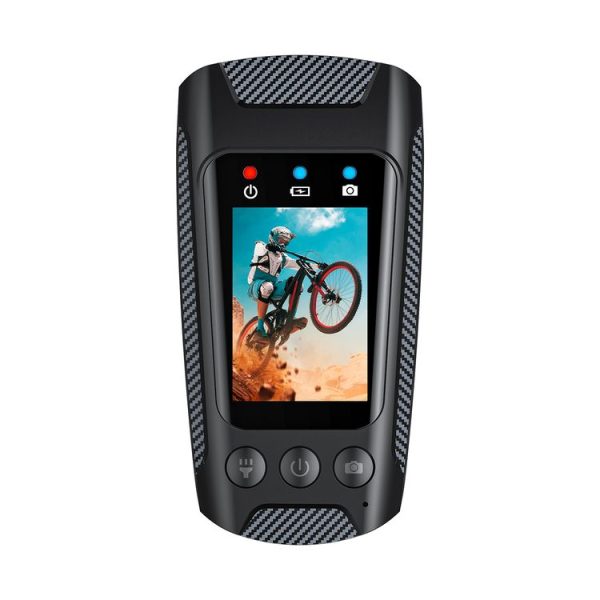C3 Pro 2 inch IPS Color Screen IPX5 Waterproof Video Recording Lighting Cycling Camera (Black)