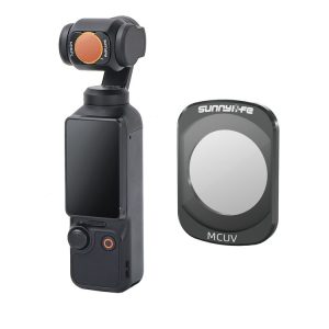DJI Osmo Pocket 3 Sunnylife Camera Lens Magnetic Metal Filter, No Impact On Gimbal Reset, Filter: MCUV