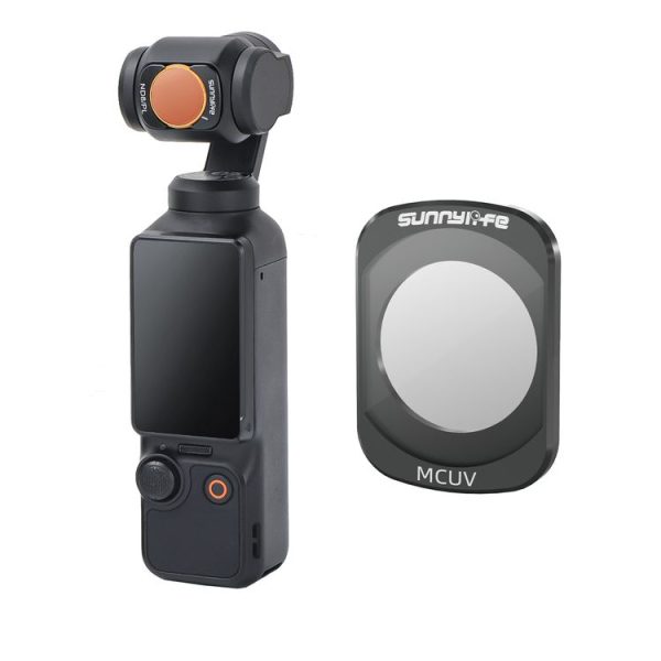 DJI Osmo Pocket 3 Sunnylife Camera Lens Magnetic Metal Filter, No Impact On Gimbal Reset, Filter: MCUV