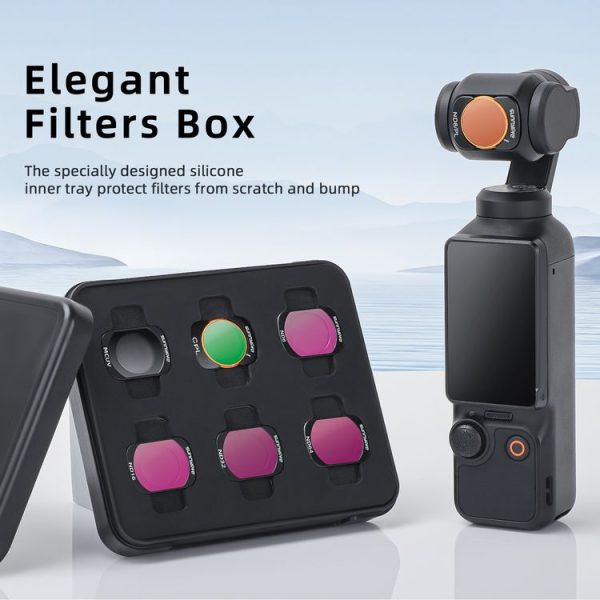 DJI Osmo Pocket 3 Sunnylife Camera Lens Magnetic Metal Filter, No Impact On Gimbal Reset, Filter: MCUV - Image 6