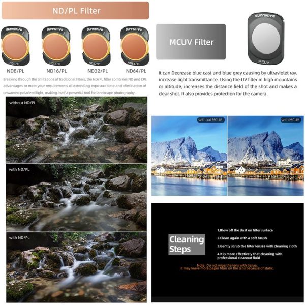 DJI Osmo Pocket 3 Sunnylife Camera Lens Magnetic Metal Filter, No Impact On Gimbal Reset, Filter: MCUV - Image 9