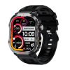 G45 2.01 inch Screen Silicone Strap 10m Waterproof Smart Watch, Support Flashlight / Bluetooth Call / HRV (Black)