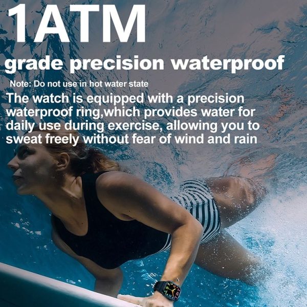 G45 2.01 inch Screen Silicone Strap 10m Waterproof Smart Watch, Support Flashlight / Bluetooth Call / HRV (Black) - Image 12