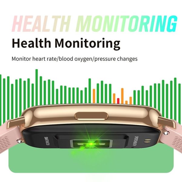 CY22 1.47 inch Silicone Strap IP67 Waterproof Smart Watch, Support Heart Rate / Blood Pressure (Black) - Image 7