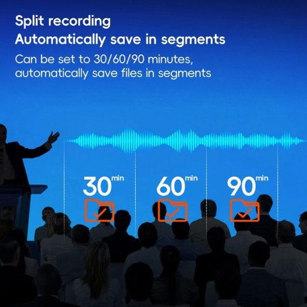 S7 HD Color Screen Smart Noise Reduction Voice Recorder (Black) - Image 5