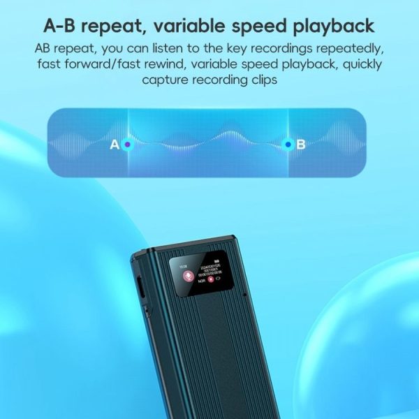 ZD42B Magnetic Sound Control Smart Noise Reduction Voice Recorder, Memory: 16GB (Black) - Image 14
