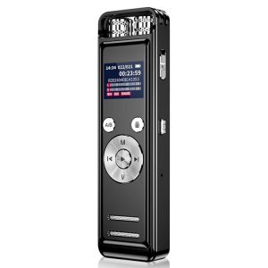 ZD43B Omnidirectional Dual Mic Smart Noise Reduction Voice Recorder, Memory: 32GB (Black)