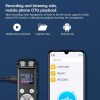 ZD43B Omnidirectional Dual Mic Smart Noise Reduction Voice Recorder, Memory: 32GB (Black) - Image 13