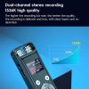 ZD43B Omnidirectional Dual Mic Smart Noise Reduction Voice Recorder, Memory: 32GB (Black) - Image 6