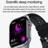 ET585 2.04 inch Steel Strap IP68 Waterproof Smart Watch, Support ECG / Blood Composition Measurement (Black) - Image 11