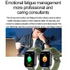 ET585 2.04 inch Steel Strap IP68 Waterproof Smart Watch, Support ECG / Blood Composition Measurement (Black) - Image 13
