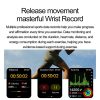 ET585 2.04 inch Steel Strap IP68 Waterproof Smart Watch, Support ECG / Blood Composition Measurement (Black) - Image 16