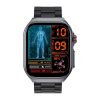 ET585 2.04 inch Steel Strap IP68 Waterproof Smart Watch, Support ECG / Blood Composition Measurement (Black) - Image 2