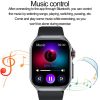 ET585 2.04 inch Steel Strap IP68 Waterproof Smart Watch, Support ECG / Blood Composition Measurement (Black) - Image 20