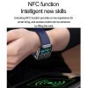 ET585 2.04 inch Steel Strap IP68 Waterproof Smart Watch, Support ECG / Blood Composition Measurement (Black) - Image 21