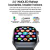 ET585 2.04 inch Steel Strap IP68 Waterproof Smart Watch, Support ECG / Blood Composition Measurement (Black) - Image 5