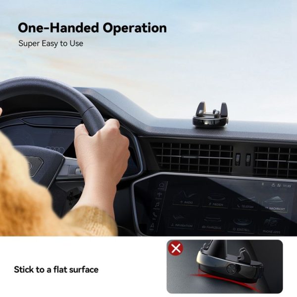 JOYROOM JR-ZS330 Dundun No.3 Vehicle Mounted Bracket Dashboard Car Phone Holder (Black) - Image 5