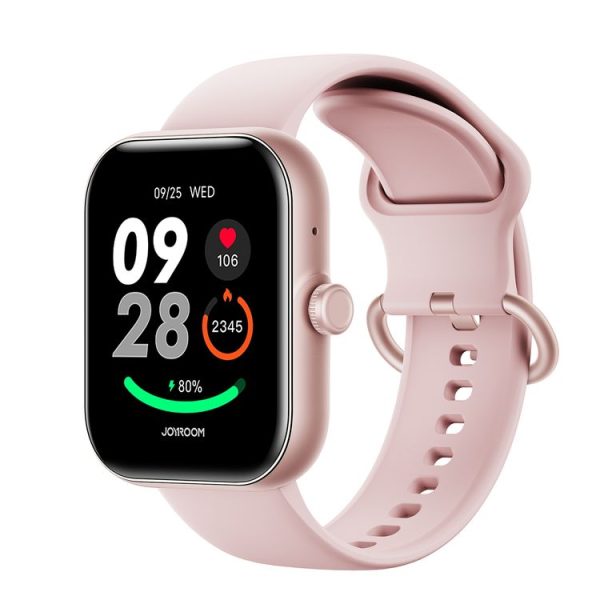 JOYROOM JR-FT5 Plus Fit-life Series Smart Watch, 1.96 inch Screen, Support BT Call / Heart Rate (Rose Gold)