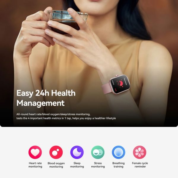 JOYROOM JR-FT5 Plus Fit-life Series Smart Watch, 1.96 inch Screen, Support BT Call / Heart Rate (Rose Gold) - Image 10