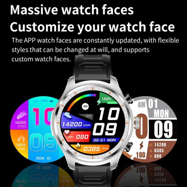 LC19 1.53 inch 2 in 1 Bluetooth Earphone IP67 Waterproof Smart Watch, Support Sleep Monitoring (Black) - Image 16