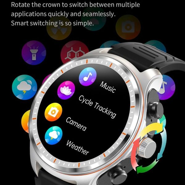 LC19 1.53 inch 2 in 1 Bluetooth Earphone IP67 Waterproof Smart Watch, Support Sleep Monitoring (Black) - Image 9