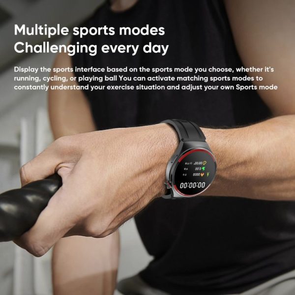 MT78 1.43 inch IP67 Waterproof Smart Watch, Support Sleep Monitoring (Black) - Image 7