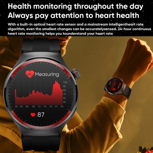 MT78 1.43 inch IP67 Waterproof Smart Watch, Support Sleep Monitoring (Black) - Image 8