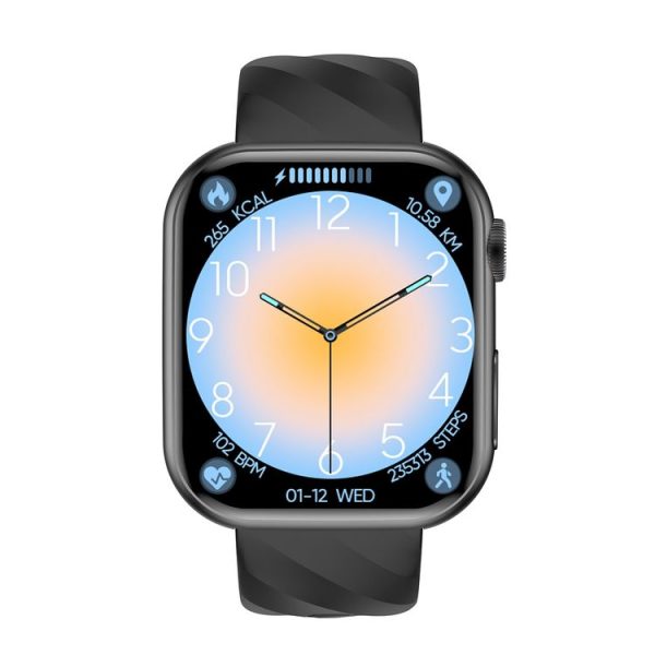 MT500 1.97 inch IP67 Waterproof Smart Watch, Support Electrocardiogram / Temperature Measurement (Black)
