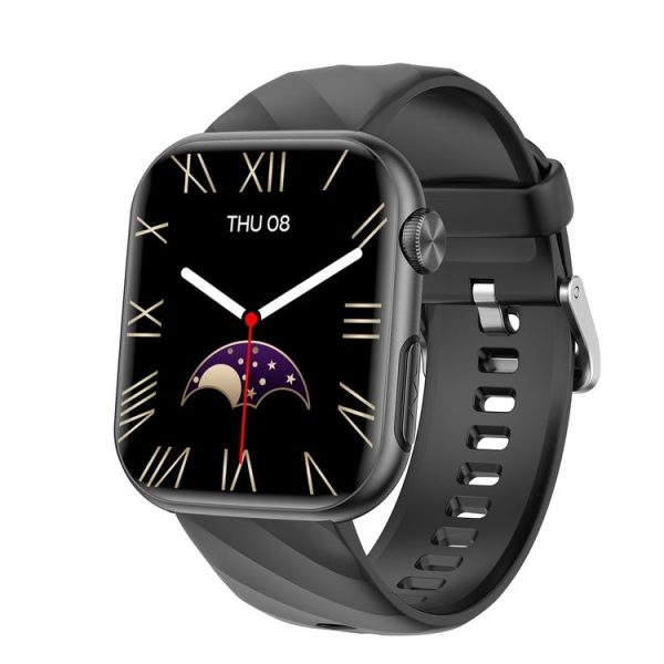 MT500 1.97 inch IP67 Waterproof Smart Watch, Support Electrocardiogram / Temperature Measurement (Black) - Image 2