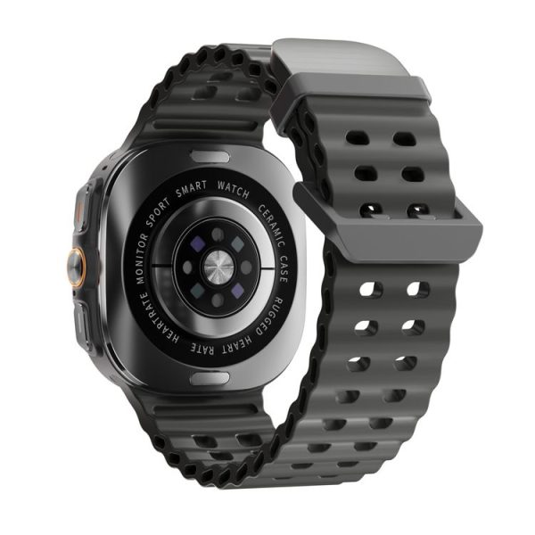 W7 1.43 inch IP68 Waterproof Smart Watch, Support Sedentary Reminder / Sleep Monitoring (Black) - Image 3